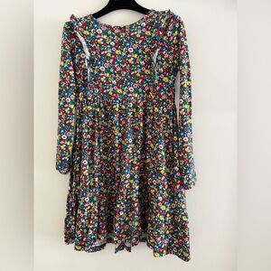 Mini Boden Multicolor Floral Long Sleeve Dress